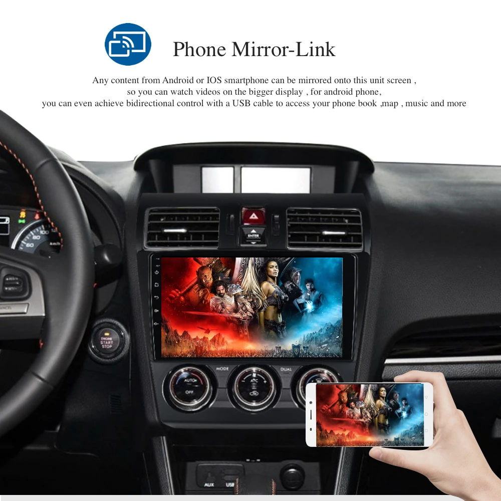 Автомагнитола 2 Din на Android 9 0 с GPS Navi для Subaru Forester WRX XV 2016 2018 PX6 DSP 2.5D IPS экран 4 Гб 64 ПЗУ 6