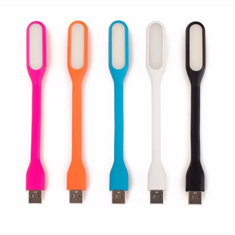 Мини светодиодный USB ночник для ноутбука, ноутбука, ПК, портативный гибкий USB книжный светильник, настольная лампа для защиты глаз