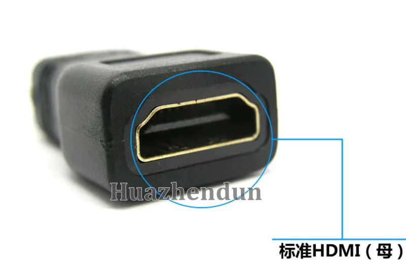 Новый адаптер 100 шт./лот MINI HDMI(M)-HDMI(F) HDMI 2 высокого качества | Компьютеры и офис