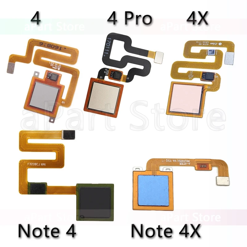 Для Xiaomi Redmi Note 4 4x Global Pro Оригинальная Кнопка возврата домой датчик отпечатков