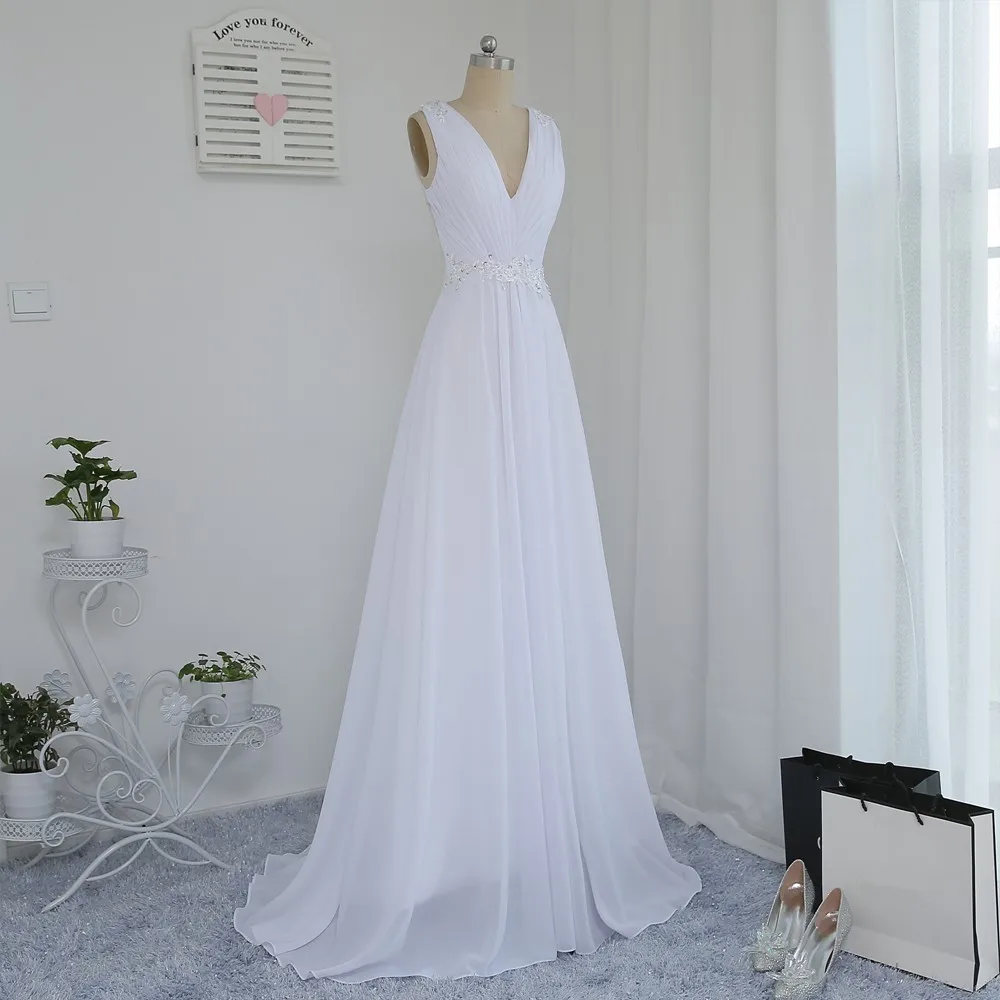 Vestido De Noiva Пляжные Свадебные платья трапециевидной формы Сексуальное нижнее