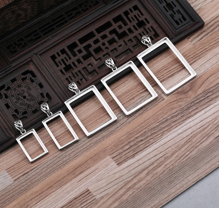 Кулон из серебра 100% пробы с платиновым покрытием 12*20 мм 11*16 20*25 22*30 25*33 22*27 |