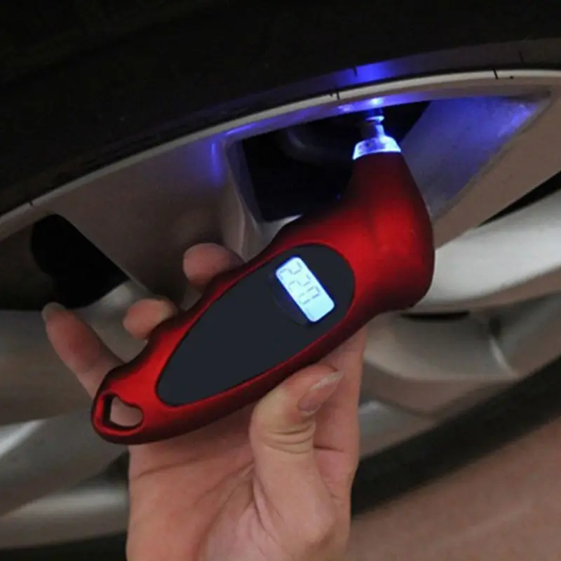 Car Tire Air Pressure Gauge LCD Digital Tester Wireless Electronic Meter Night Backlight Truck Bike Vehicle Device Travel Tyre D |