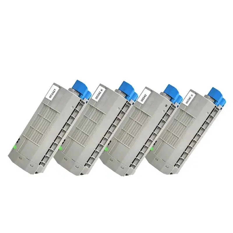 4 шт. совместимый тонер-картридж OKI C532 C542 MC563 46490605 46490606 46490607 46490608 Для Okidata C532dn C542dn MC573