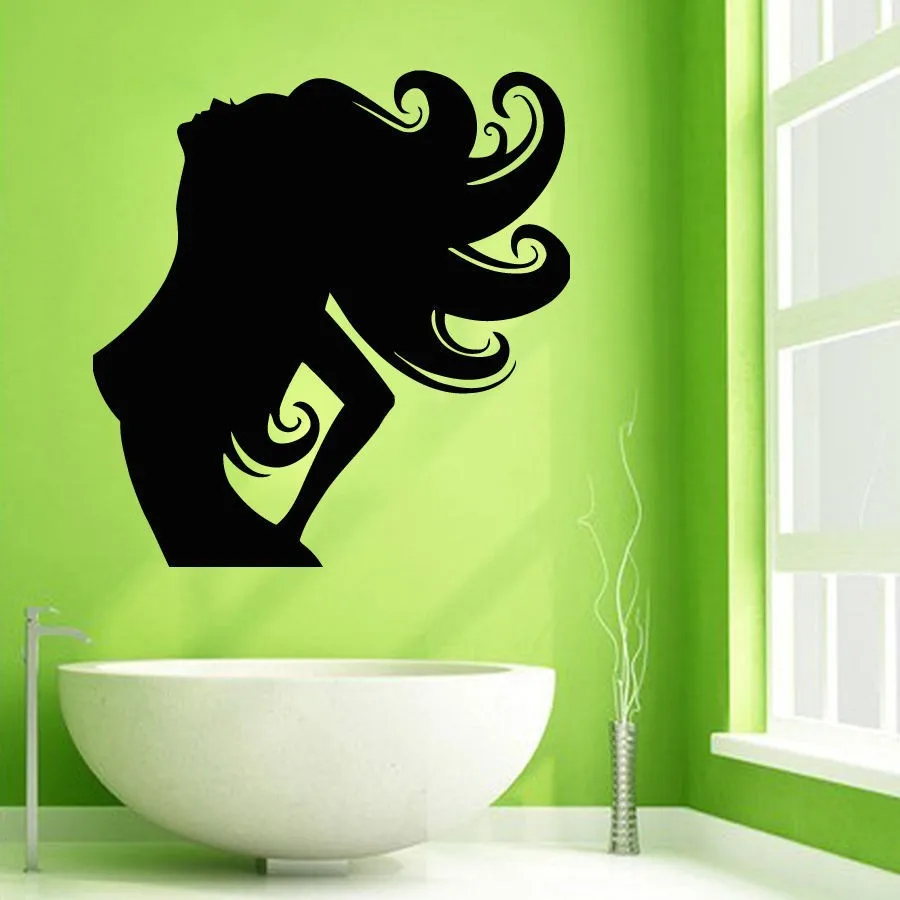 Sexy Girl Sticker naked Decal Muurstickers Posters Vinyl Wall Decals Pegatina Quadro Parede Decor Mural