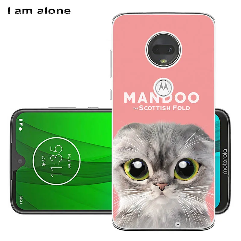 Чехлы для телефонов I am alone для Motorola Moto G7 G7 Play G7 power из мягкого ТПУ для мобильных телефонов модные сумки для Moto G7 - Цвет: Soft TPU HH54