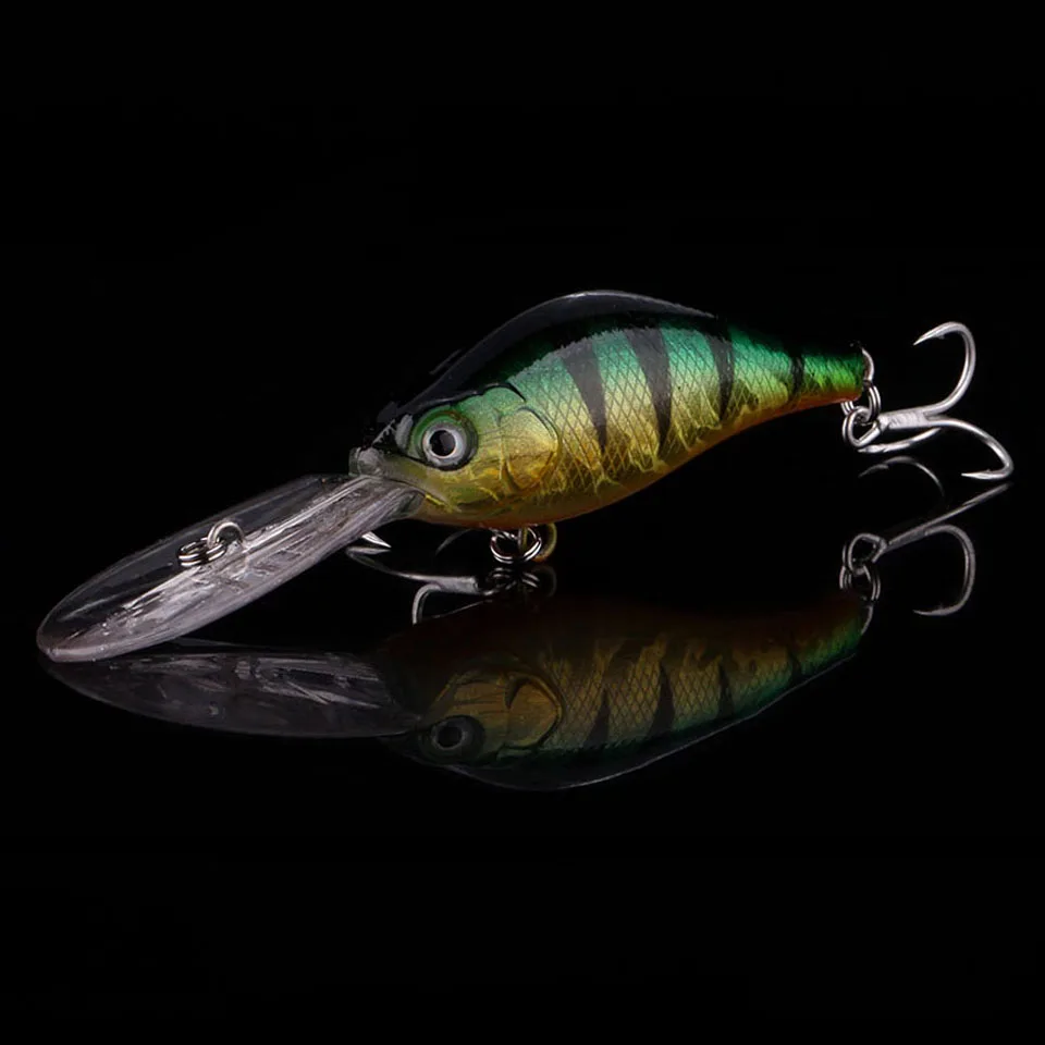 WALK FISH Deep dive Floating Fishing Lure 10.5cm 14.8g Pesca Hooks Fish Wobbler Tackle Crankbait Artificial Japan Hard Bait | Спорт и