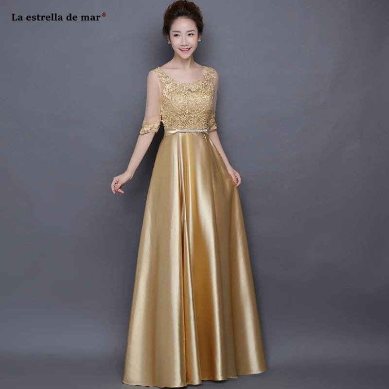 Vestido de madrinha de casamento, Новое кружевное платье с коротким рукавом, ТРАПЕЦИЕВИДНОЕ Королевское синее, бордовое Золотое платье подружки невесты, длинное свадебное платье
