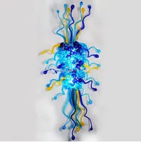 Free Shipping Cheap Cute Multi Colored Hand Blown Glass Wall Lights For Bedroom