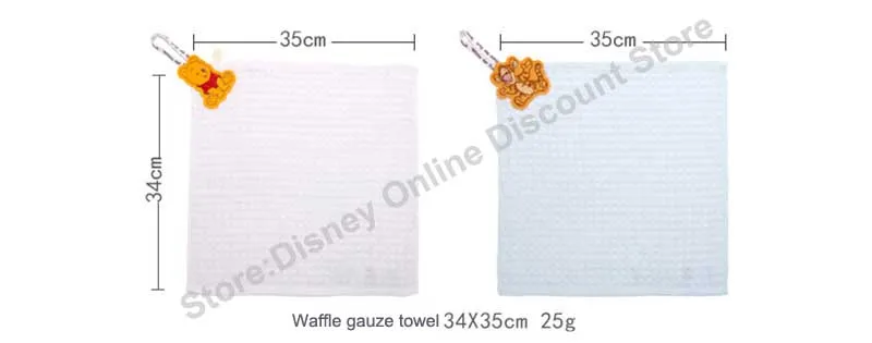 Disney детское полотенце для лица хлопок марлевые рот воды полотенце 6 шт./партия подарочная упаковка подарок для новорожденного ребенка