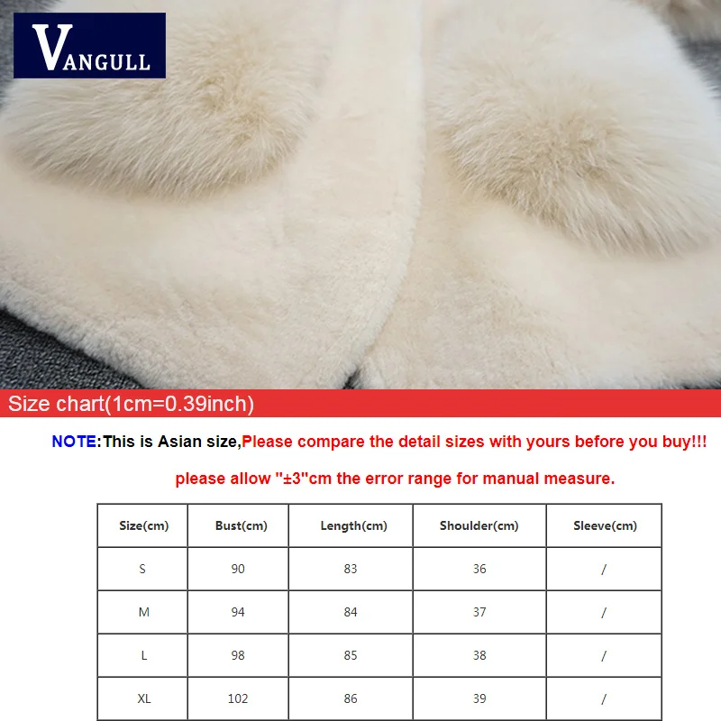 

Vangull Pink Elegant Faux Fur Coat Women 2019 Autumn Winter Thick Warm Soft Fleece Jacket Pocket Outerwear V Neck Fox Fur Coat
