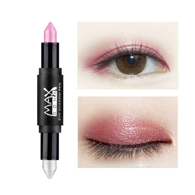 10 Бренд двухконфорочная вафельница для тени для век, Водонепроницаемый ярче Лицо Глаза контурный пигмент фиолетовая земля Цвет световой тени для век Карандаш - Цвет: 10