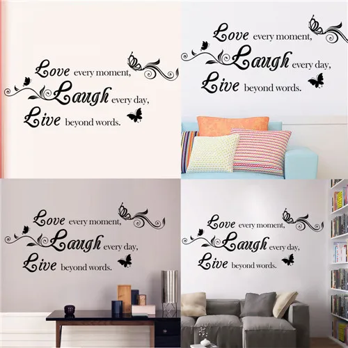 Домашний декор из винила наклейка s Love Quotes настенные стикеры DIY Искусство