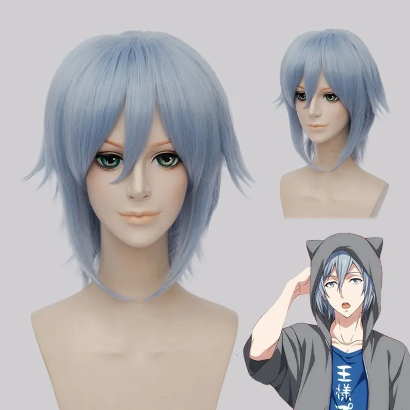 (Alice Wig 066) Термостойкий волокнистый парик из синтетических волос аниме IDOLiSH7 для