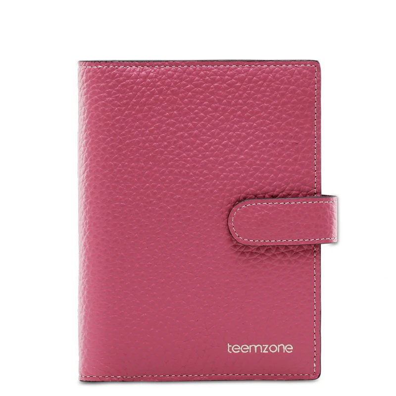 teemzone RFID Women &amp Men's Genuine Leather Business Casual Credit Card ID Holder Money (40 card slots) Wallet K828 | Багаж и сумки