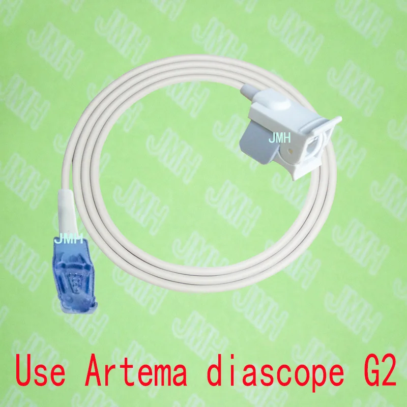 

Compatible with Artema diascope G2 Pulse Oximeter monitor, Pediatric/Child finger clip spo2 sensor,1M,8PIN.