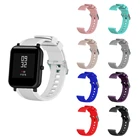 Ремешок силиконовый для смарт-часов Xiaomi Huami Amazfit Bip, сменный Браслет 20 мм для Amazfit Bip UBip SGTS, аксессуары