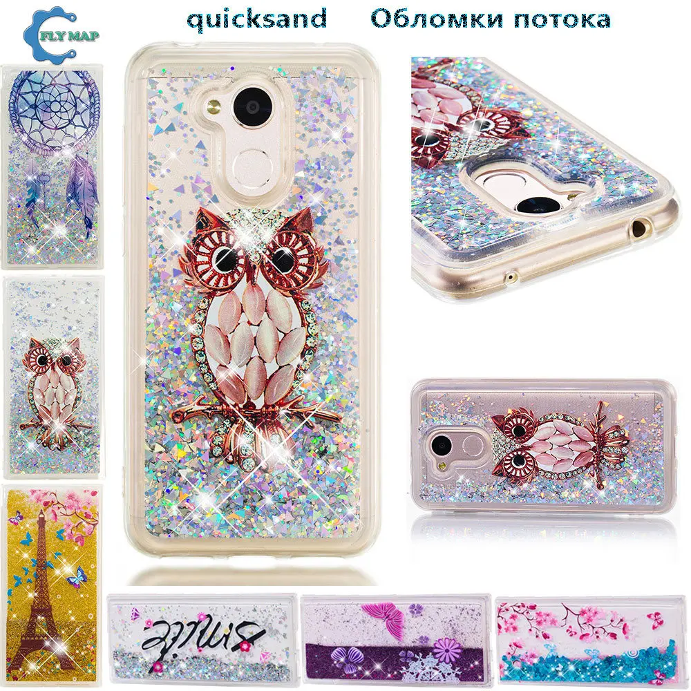Quicksand Case For Huawei Honor A6 A7 S7 7S 7A 6A dli-tl20 Glitter Stars Phone Cover Coque Honor6A Honor7A Honor7S 6 7 S A |