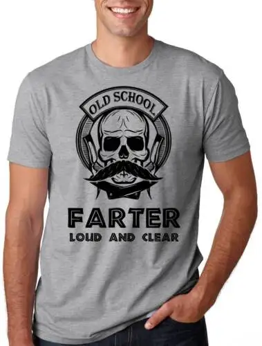 Забавная футболка Farter Fart модная мужская Повседневная для старой школы с круглым