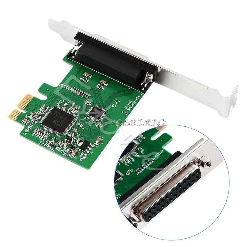 Параллельный порт DB25 25Pin принтер LPT к PCI E переходник для экспресс карты Прямая