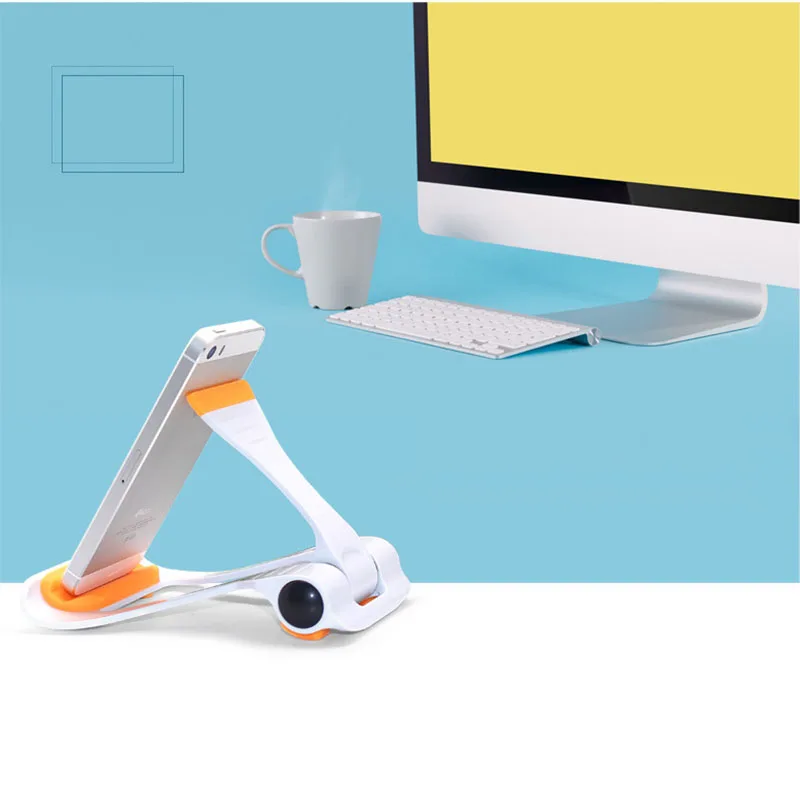 Universal Foldable phone holder Pad Tablet Desk Stand Adjustable Tripod Stability Support for iPhone iPad Mi Huawei | Мобильные