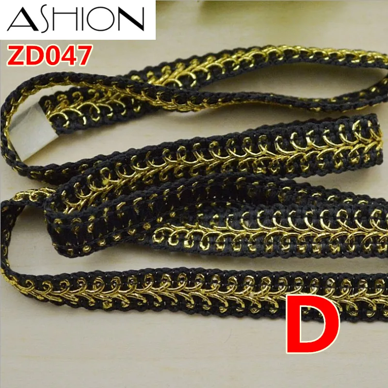 Ширина 11 мм черно белая смешанная цветная Полиэстеровая гофрированная плетеная