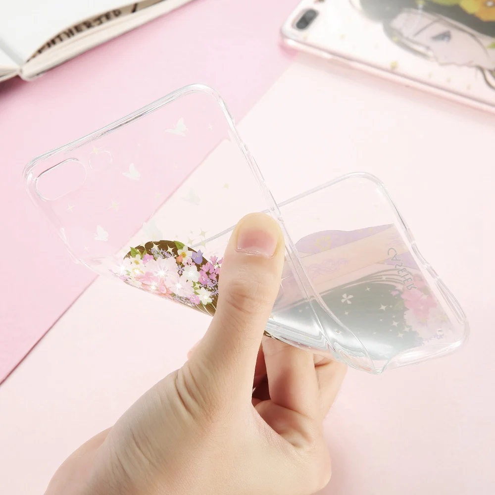Роскошный чехол caseier для телефона iPhone 6 6s Plus силиконовый с рисунком 5 5S se блестящий
