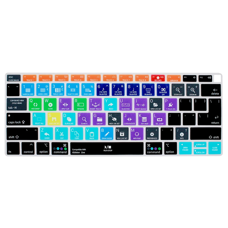 A1932 Ableton Live Hotkey силиконовый чехол для клавиатуры ноутбука MacBook Air 13 "2018 2019 выпуск A