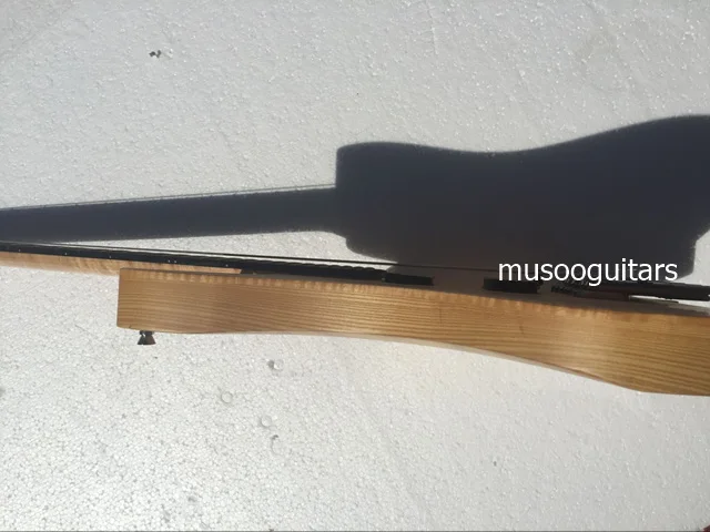 Musoo бренд 7 струн fanned fret электрогитара без головки грифа|Гитары| |