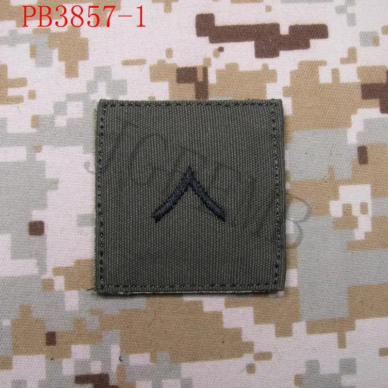 OD зеленый фон черный дизайн военные нашивки с вышивкой в Военном Стиле|embroidery