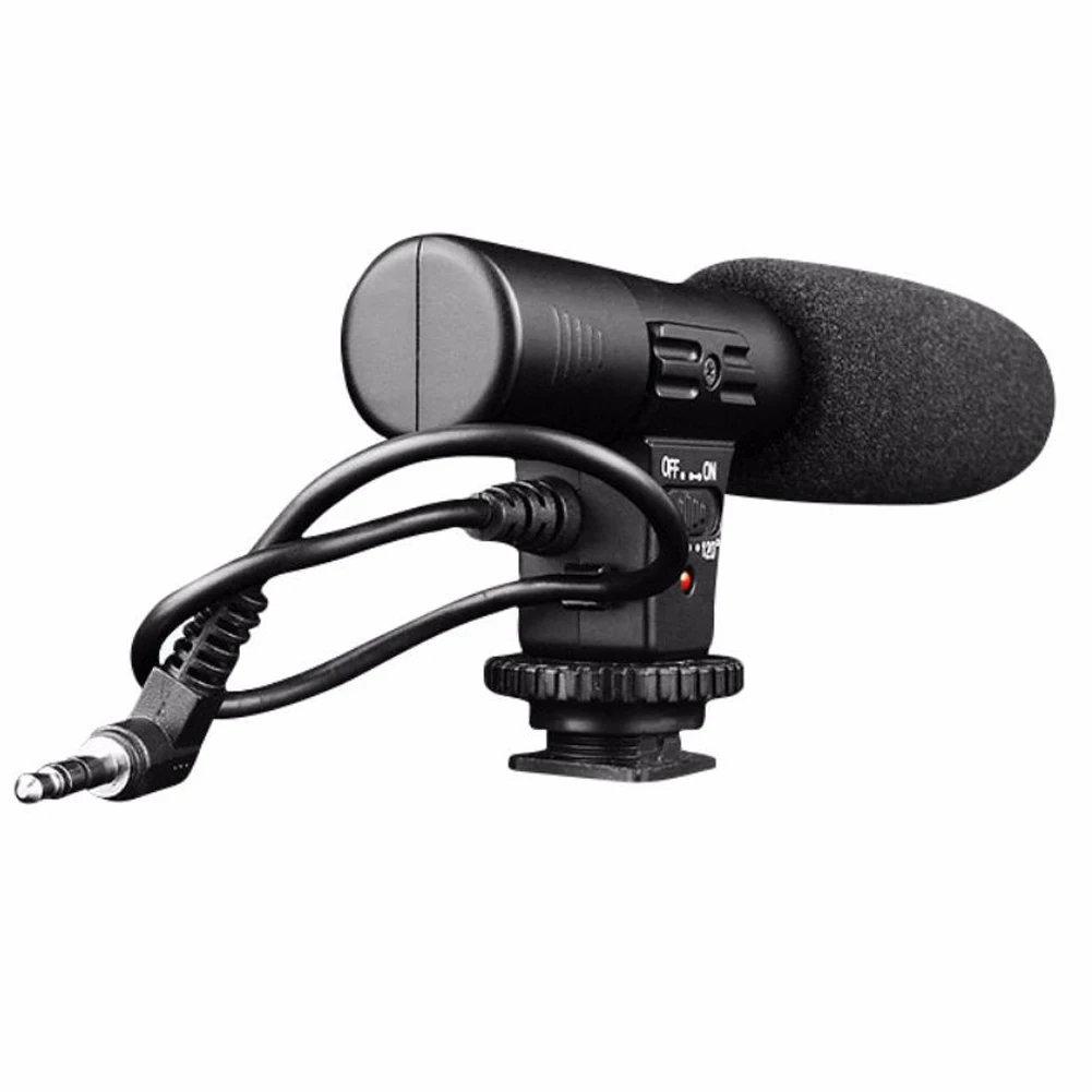 Лидер продаж Studio Digital Video Stereo запись мм 3 5 микрофоны для камера Canon Nikon|Микрофоны| |