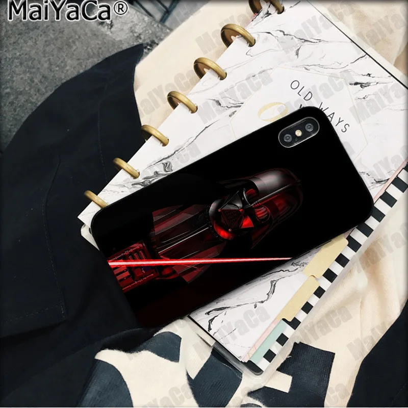 A2 MaiYaCa световой меч Звездные войны черный чехол для телефона Apple iphone 11 pro 8 7 66S Plus X XS MAX 5s SE XR мобильные чехлы - Цвет: A2
