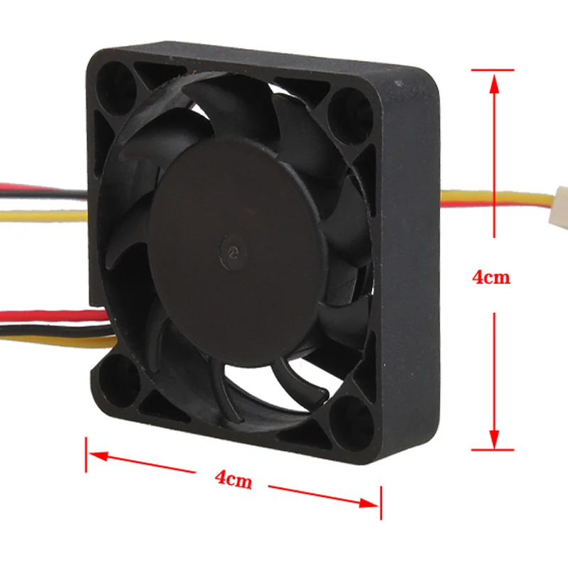 3 Pin 40 мм охлаждающий вентилятор для компьютера 4 см 40x40x10 DC 12V @ JH|Кулеры и системы