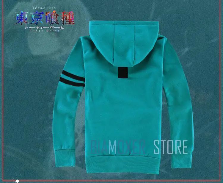 2 цвета Токийский Гуль канеки Кен Толстовка Косплей Костюм унисекс