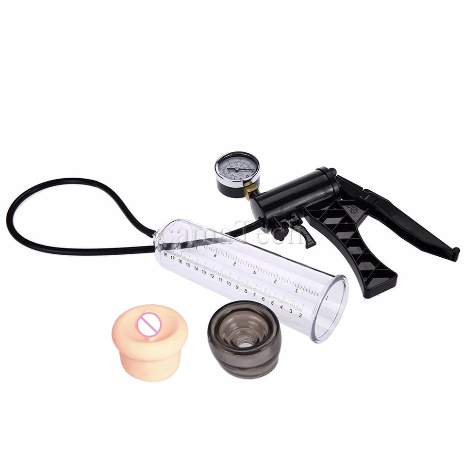 CamaTech Мужской пистолет Вакуумный Насос Увеличитель пениса расширения с мастер