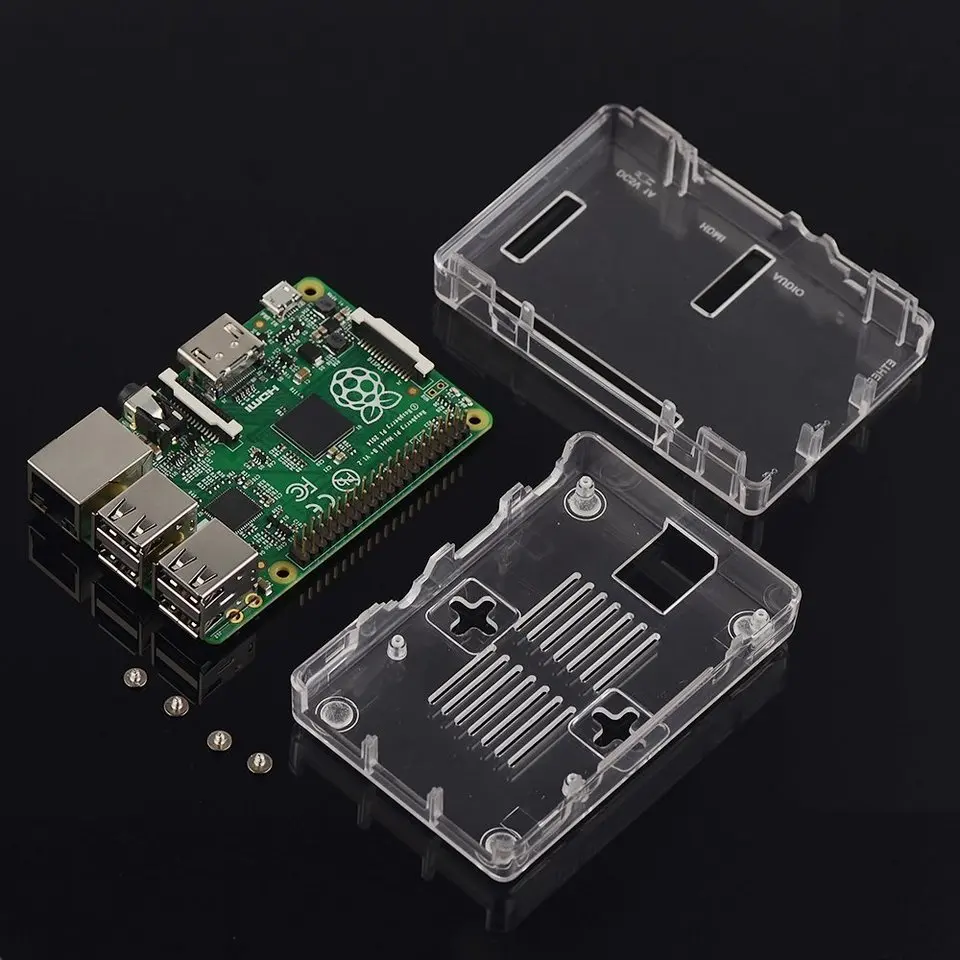 Raspberry Pi 3 B + Модель чехол Чехол прозрачный корпус из АБС | Компьютеры и офис