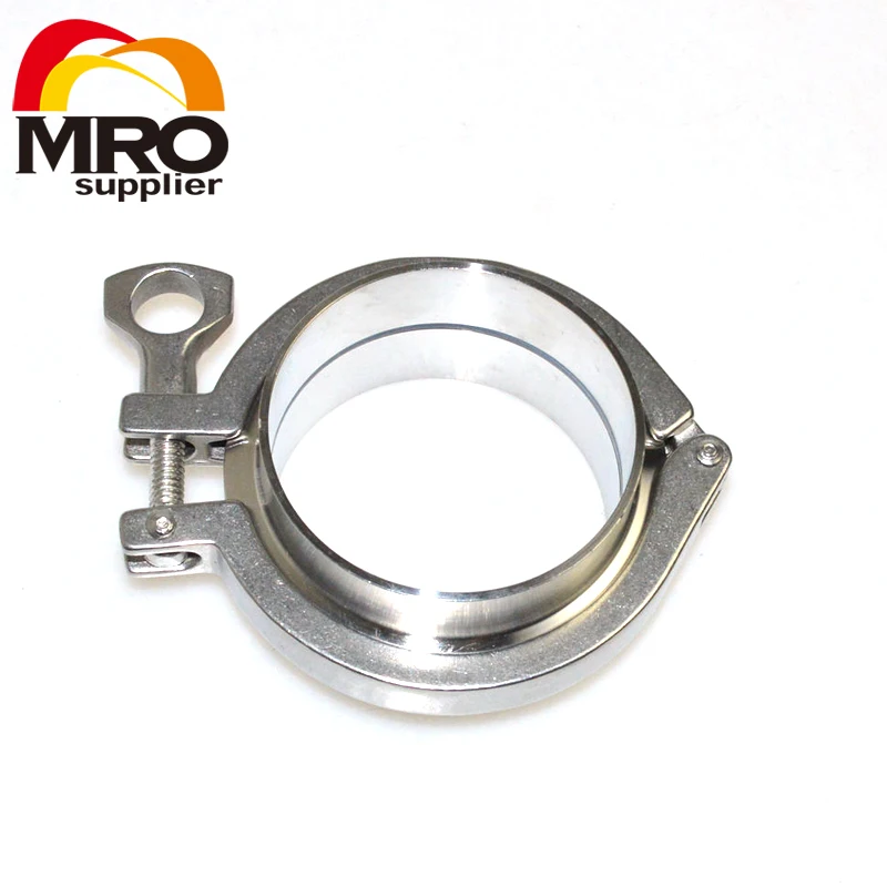 

1 Set 76MM OD Sanitary Pipe Weld Ferrule + Tri Clamp + Silicone Gasket Stainless Steel SS304 SWT-76