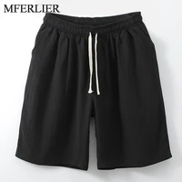 summer shorts men large size 5xl 6xl 7xl 8xl 9xl 10xl 11xl 12xl cotton elastic waist shorts