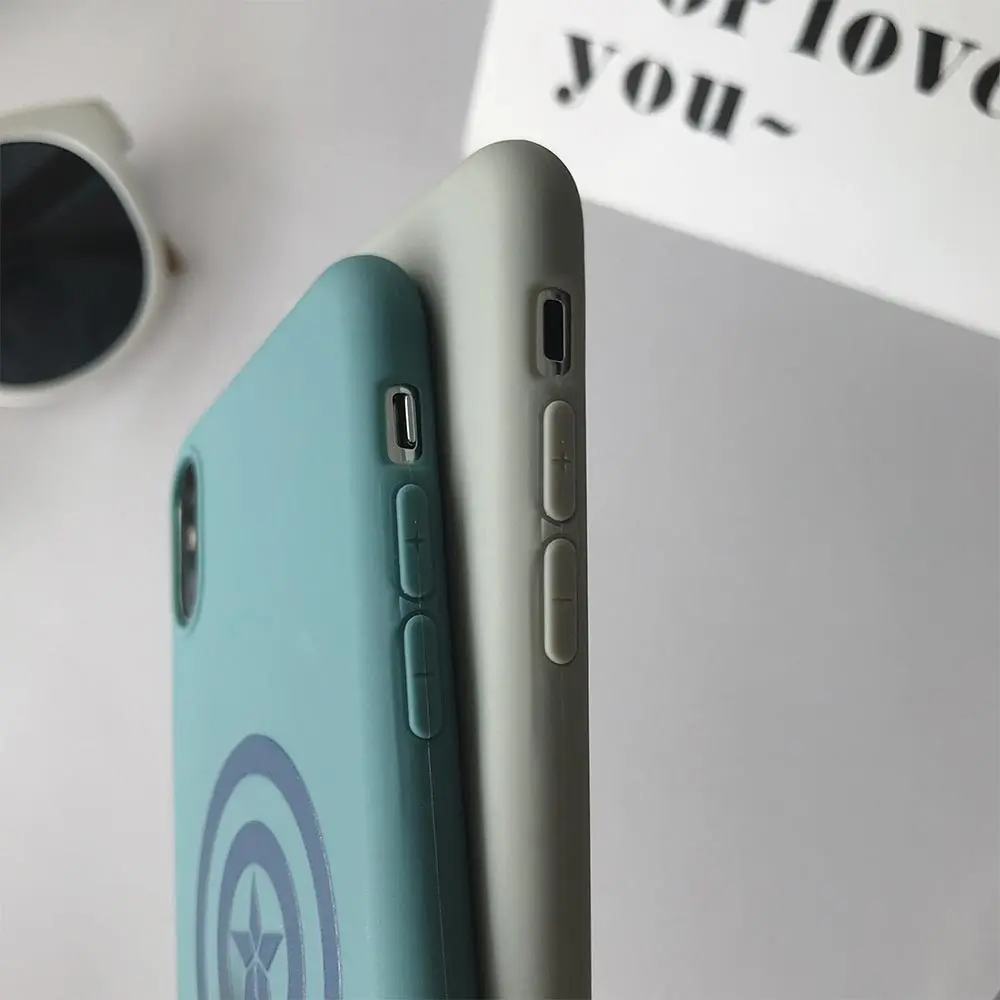 Матовый чехол для телефона из ТПУ iPhone 8 Plus 7 XR XS X Xs MAX с молотком 6 6S простой
