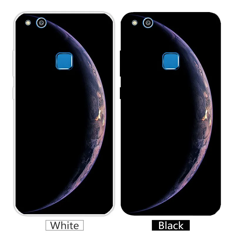 Fundas For Huawei P10 Lite Case 5.2" Soft Silicone TPU Back Cover Colored Phone Black Coque Capa |