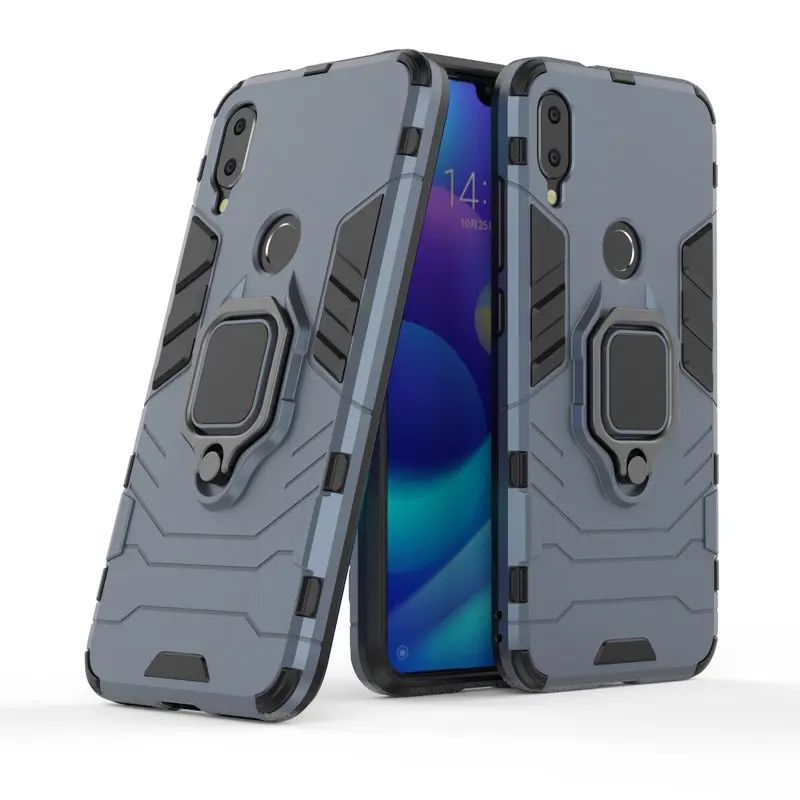 Бронированный противоударный чехол для Xiaomi Mi Play 3D Shield PC + силиконовый телефона