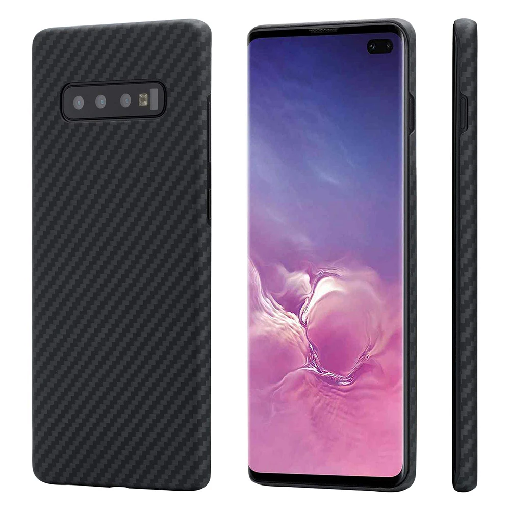 

Чехол из настоящего арамидного волокна для Samsung Galaxy S10 Plus, чехол с полной защитой из углеродного волокна для Samsung S10 S10E, чехол