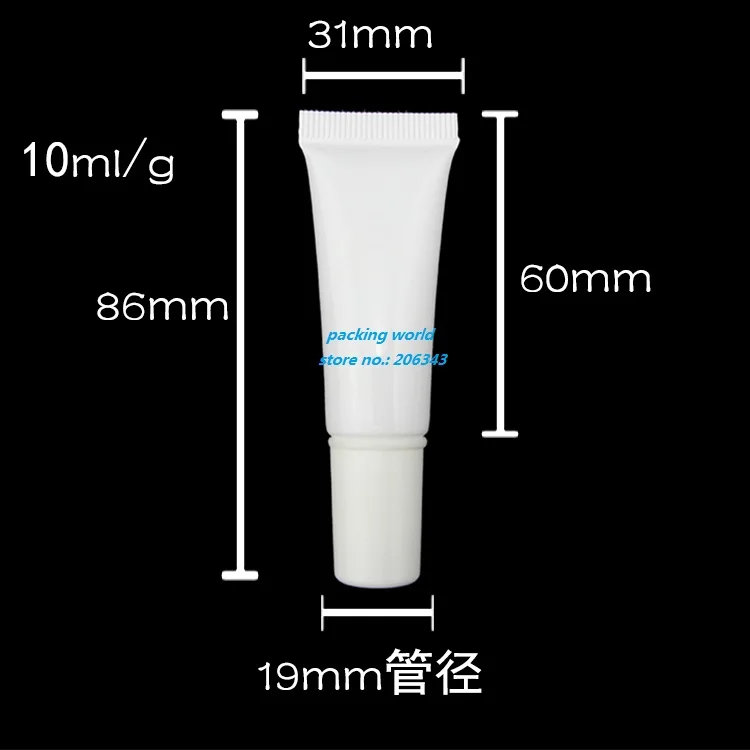 10ml soft tube for mildy wash/butter/handcream/eye cream/foundation/BB cream/ empty /cleaning tube/cosmetic packing | Красота и