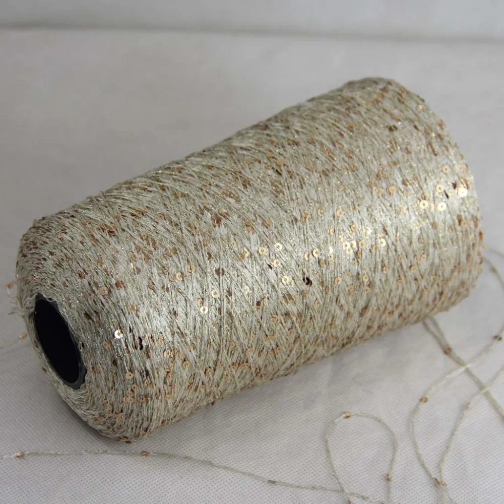О продаже шаг 5 см диаметр 3 мм блестки ручная вязка крючком Пряжа ручной работы 450