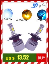 2X H1 H3 H4 H7 H8 H9 H11 9005 9006100 Вт 6000 К 11600LM 9 В-36 В супер яркий светодиодный фар сосредоточиться на свет