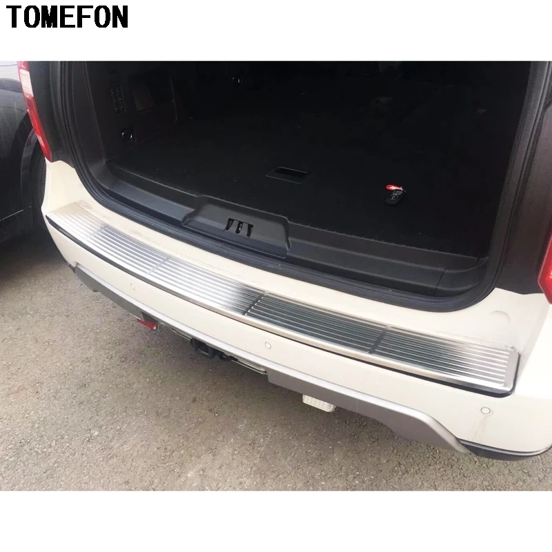 TOMEFON для Ford Expedition 2018 2019 задняя крышка из нержавеющей стали багажника бампера Pedel