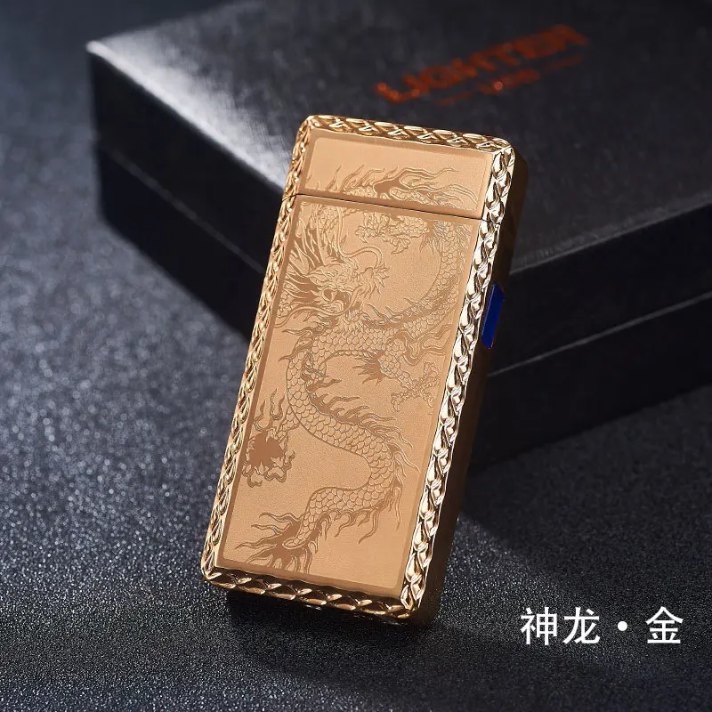 Dragon usb зарядка зажигалка электрическая двойная дуга плазменная Зажигалка электронная ветрозащитная сигарета сигара курительные зажигалки zapalniczka