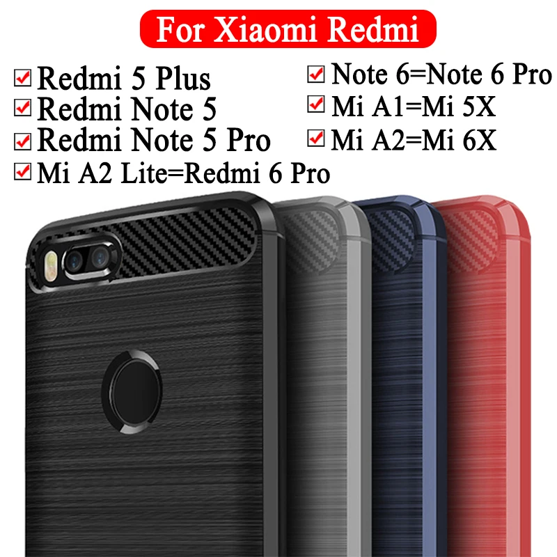 Чехол для xiaomi mi a2 lite ksiomi redmi 5 plus защитный чехол note 6 note5 pro xiomi a1 5x x a 1 2 6x 2a