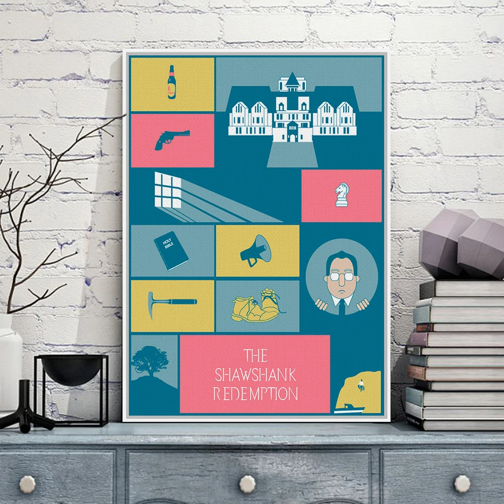 Современный абстрактный поп-фильм шальхвост плакат А3 хипстерская печать пленка