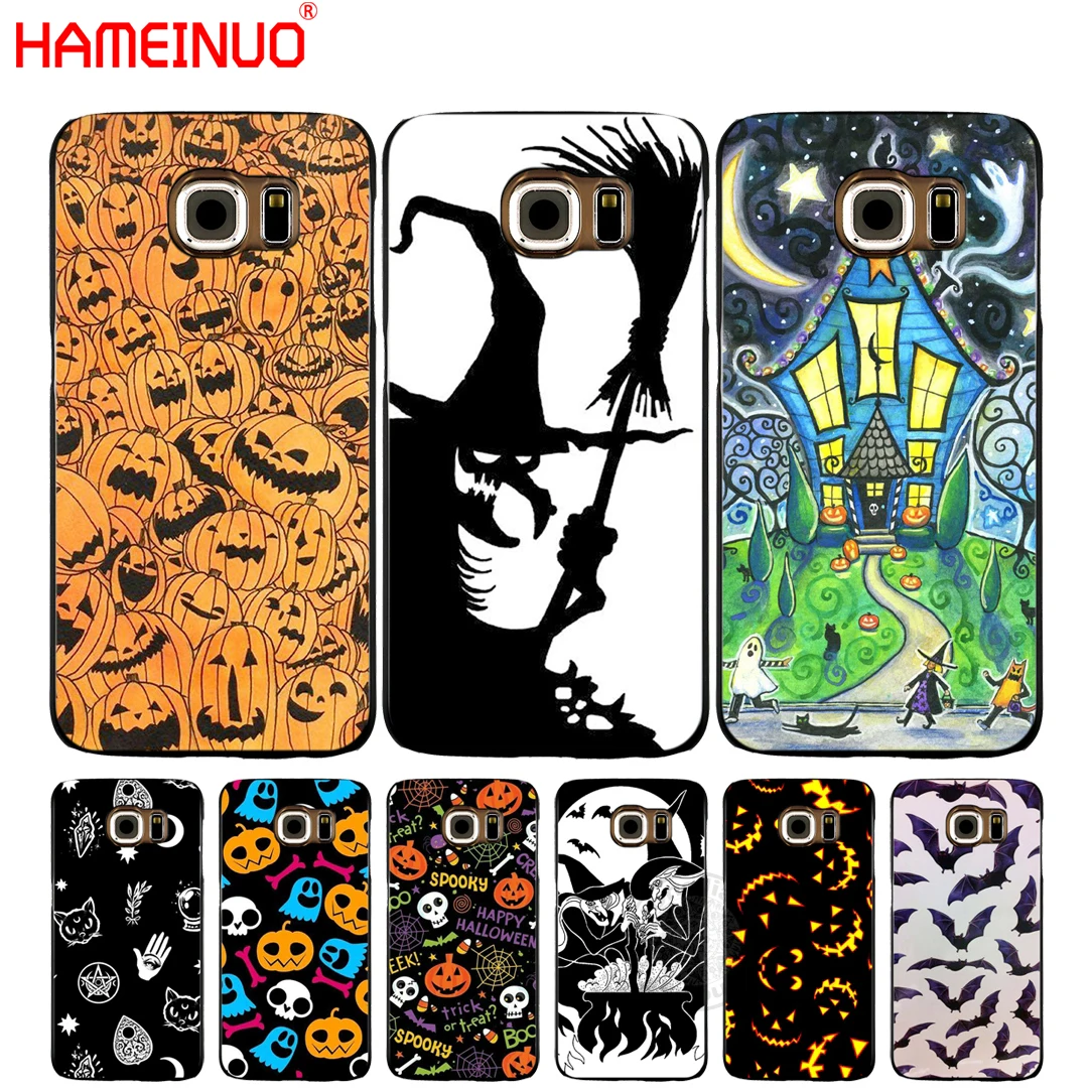 HAMEINUO Тыква Хэллоуин летучая мышь ведьма Boo Чехол для мобильного телефона Samsung Galaxy